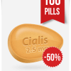 Generic Cialis 2.5 mg Daily x 100 Tabs