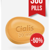 Generic Cialis 20 mg x 300 Tabs