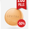 Generic Levitra 40 mg x 200 Tabs