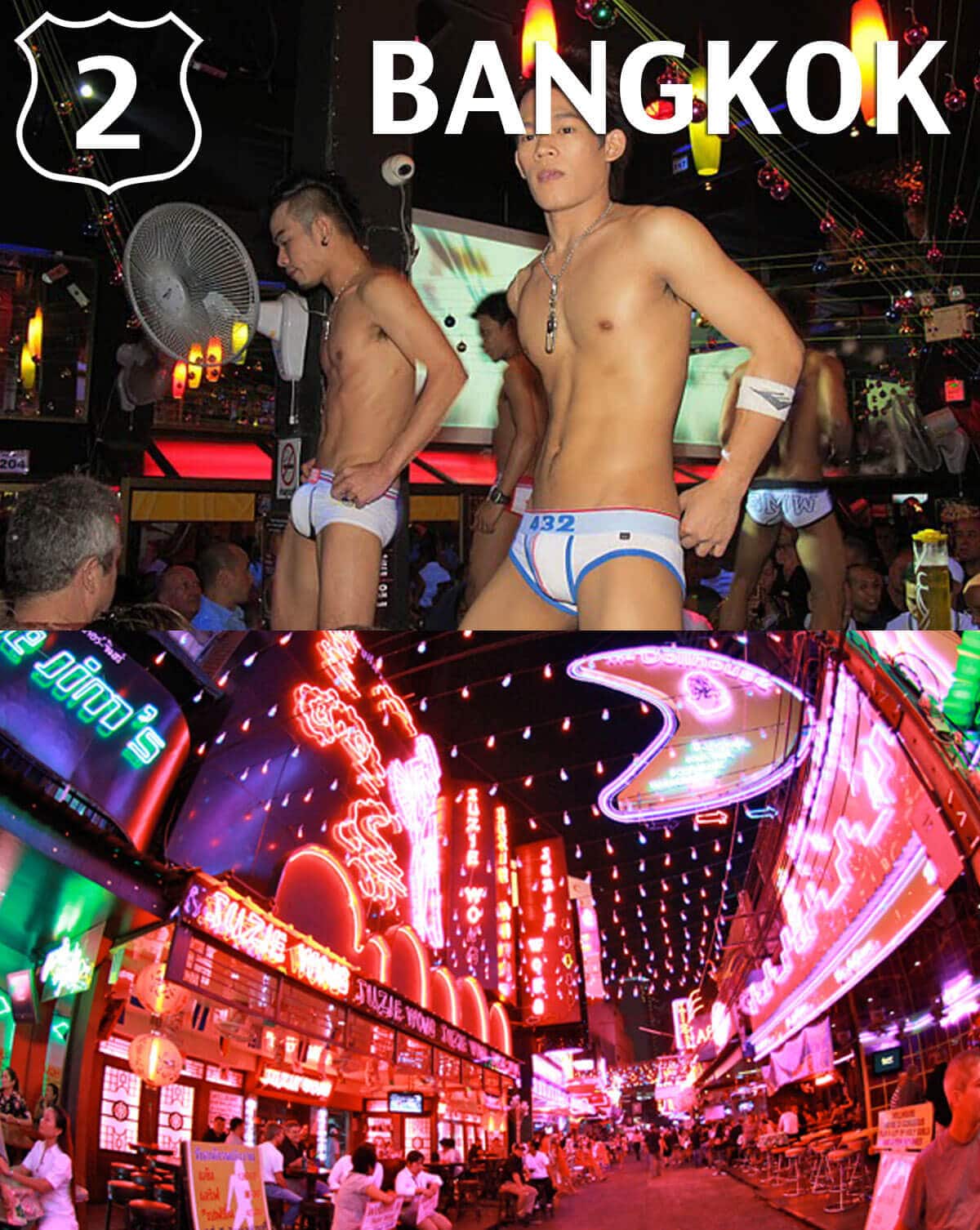 Top 10 Gay Destinations 2015 Bangkok Go Go Bar