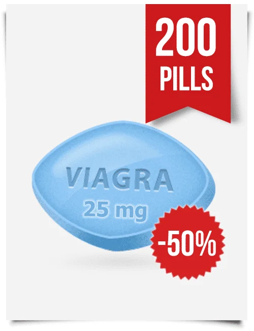 Generic Viagra 25 mg Daily x 200 Tabs