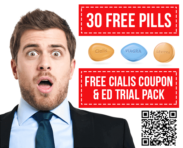 Free Viagra Trial Coupon – Get 30 free ED tablets pack by mail