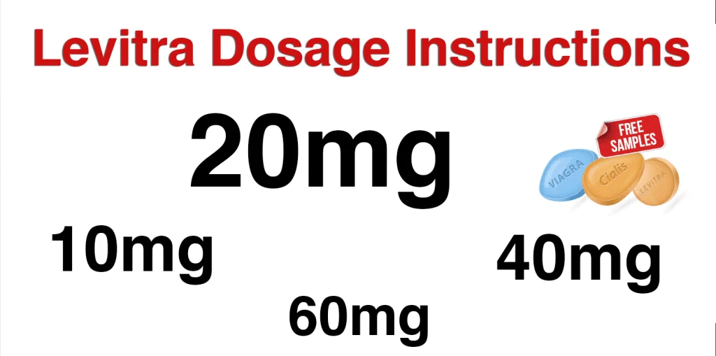 Levitra Dosage Instructions. Levitra 20 mg Dosing Information