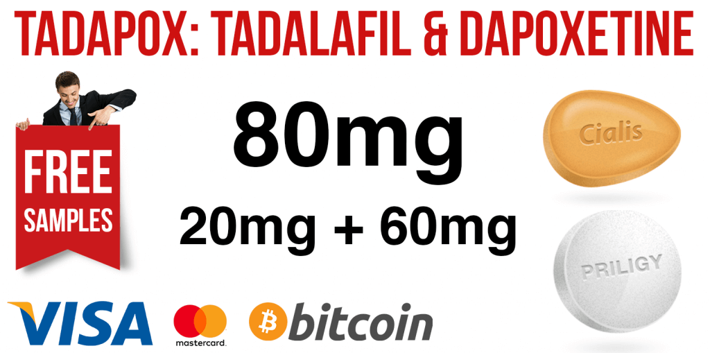Tadapox: Tadalafil & Dapoxetine