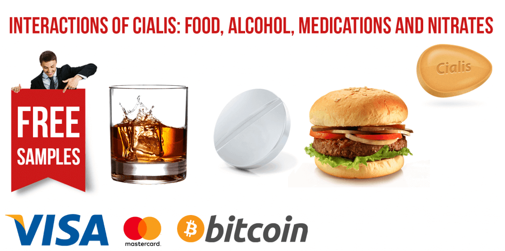 Interactions of Cialis: with Food, Alcohol, Medications and Nitrates