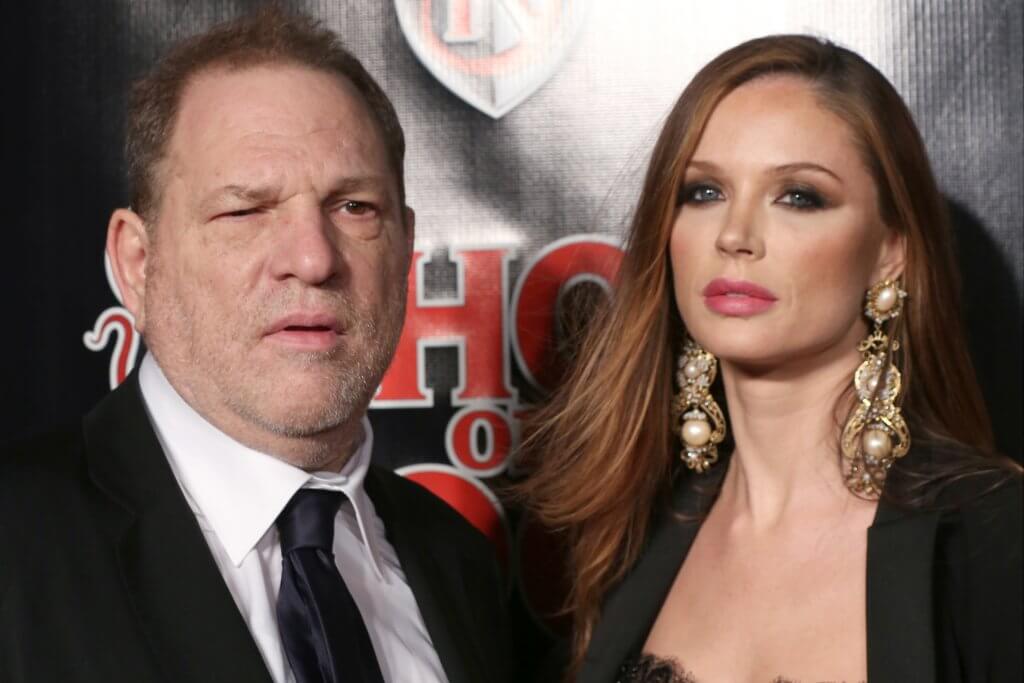 Harvey Weinstein with his wife