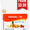 Kamagra Flavored Chewable Tabs 100 mg