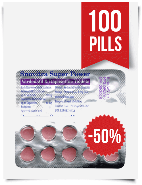 Snovitra Super Power 80 mg x 100 Tabs