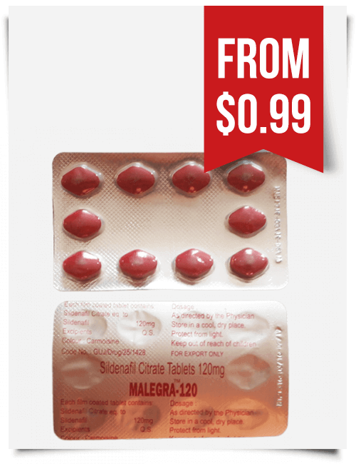 Malegra Generic Viagra Sildenafil Citrate 120 mg