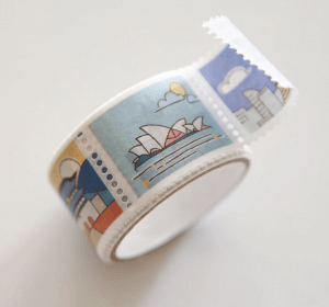 Paper stamp tape